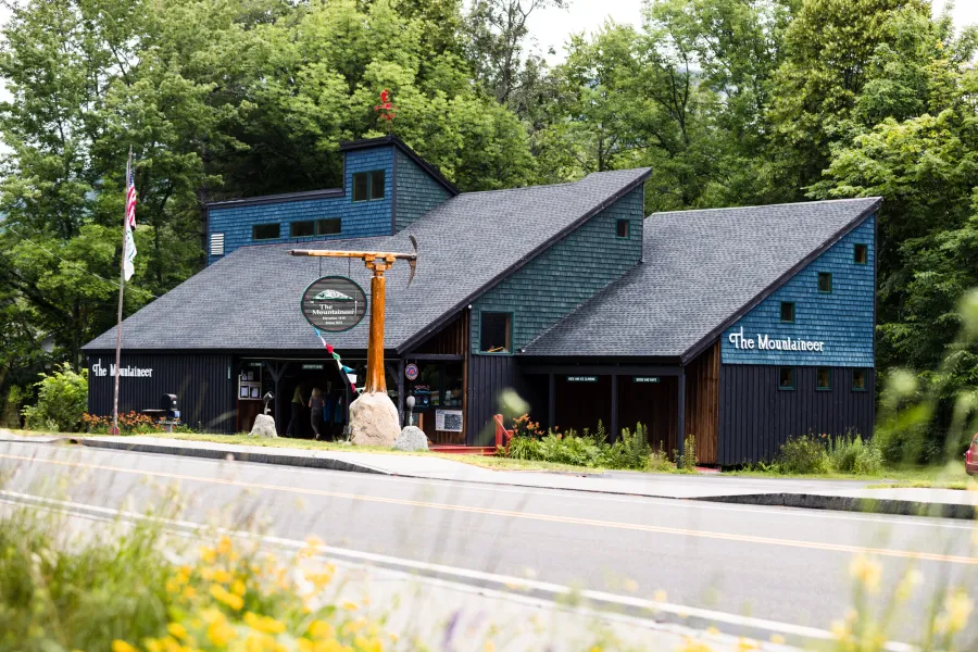 The Mountaineer in the summer.