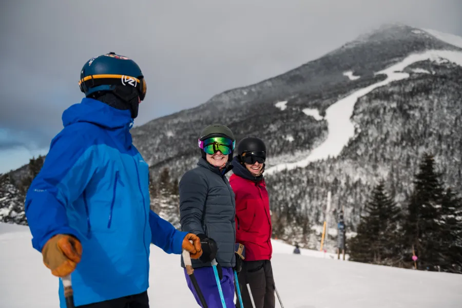 Skiing at Whiteface Mountain.
