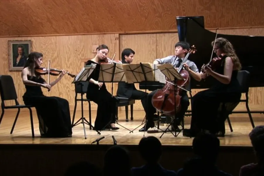 Students at Meadowmount Music performing.