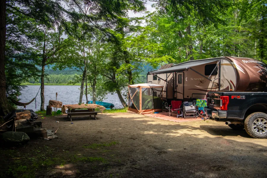 Camping in Hamilton County.