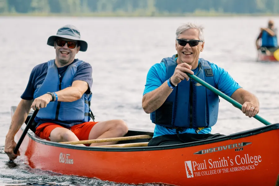 Two paddlers at The Weekender event.