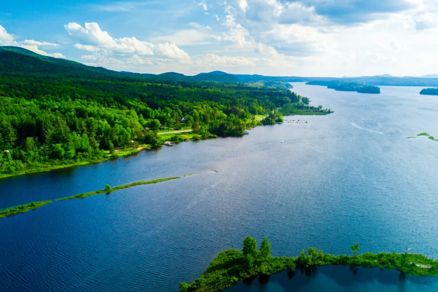 Spring views in Tupper Lake.