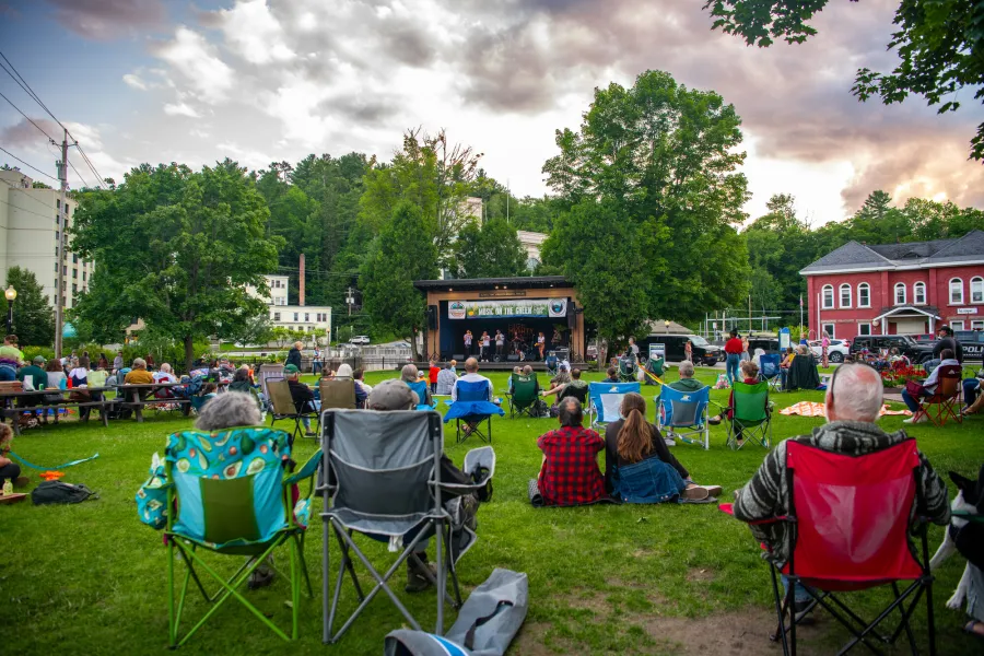 Live music in Saranac Lake.