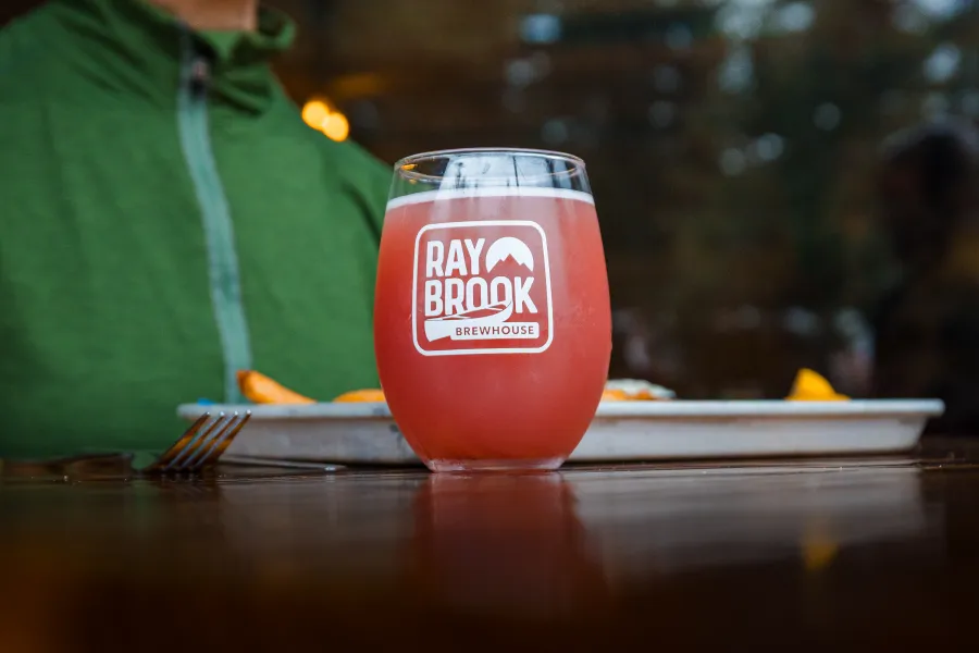 Craft beer at Ray Brook Brewhouse.