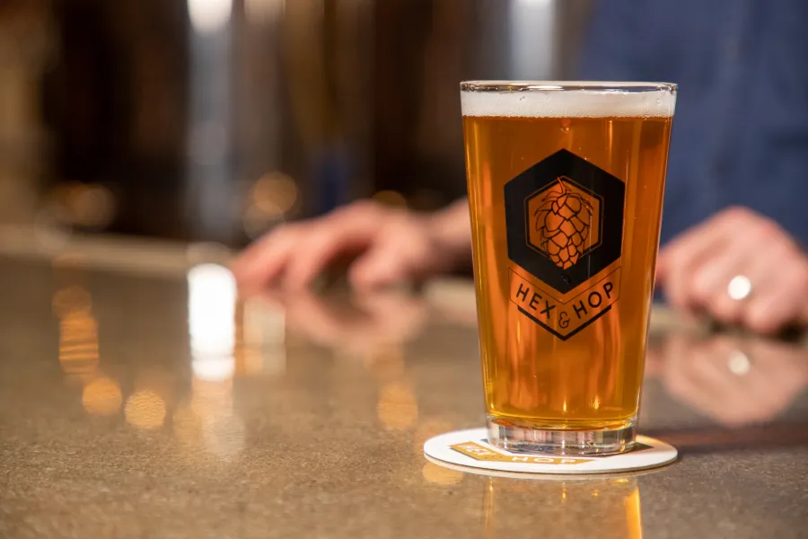 A beer from Hex and Hop Brewery.