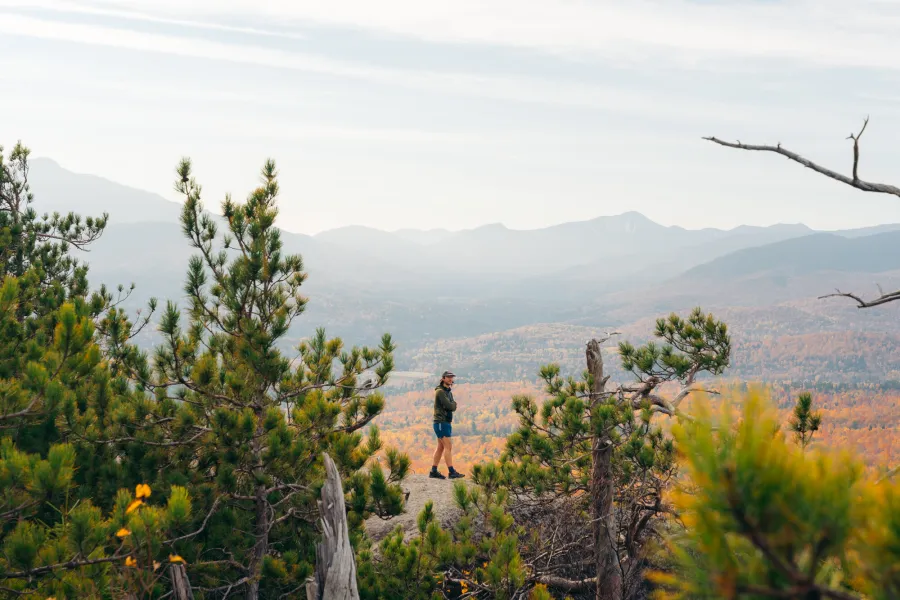 A fall hike in the Whiteface Region.